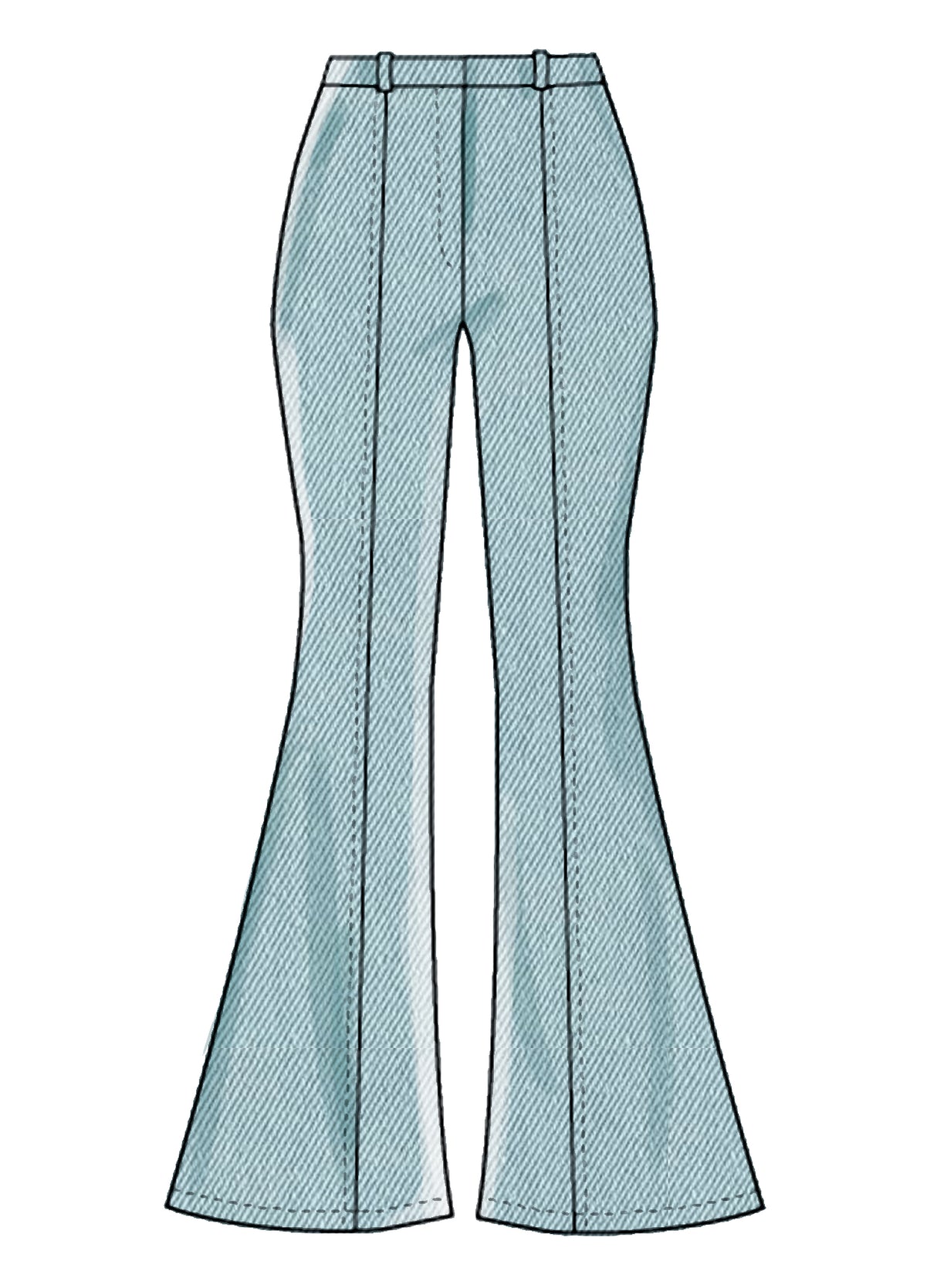 Patron McCall's n°8007 - Pantalon évasé avec variations de style