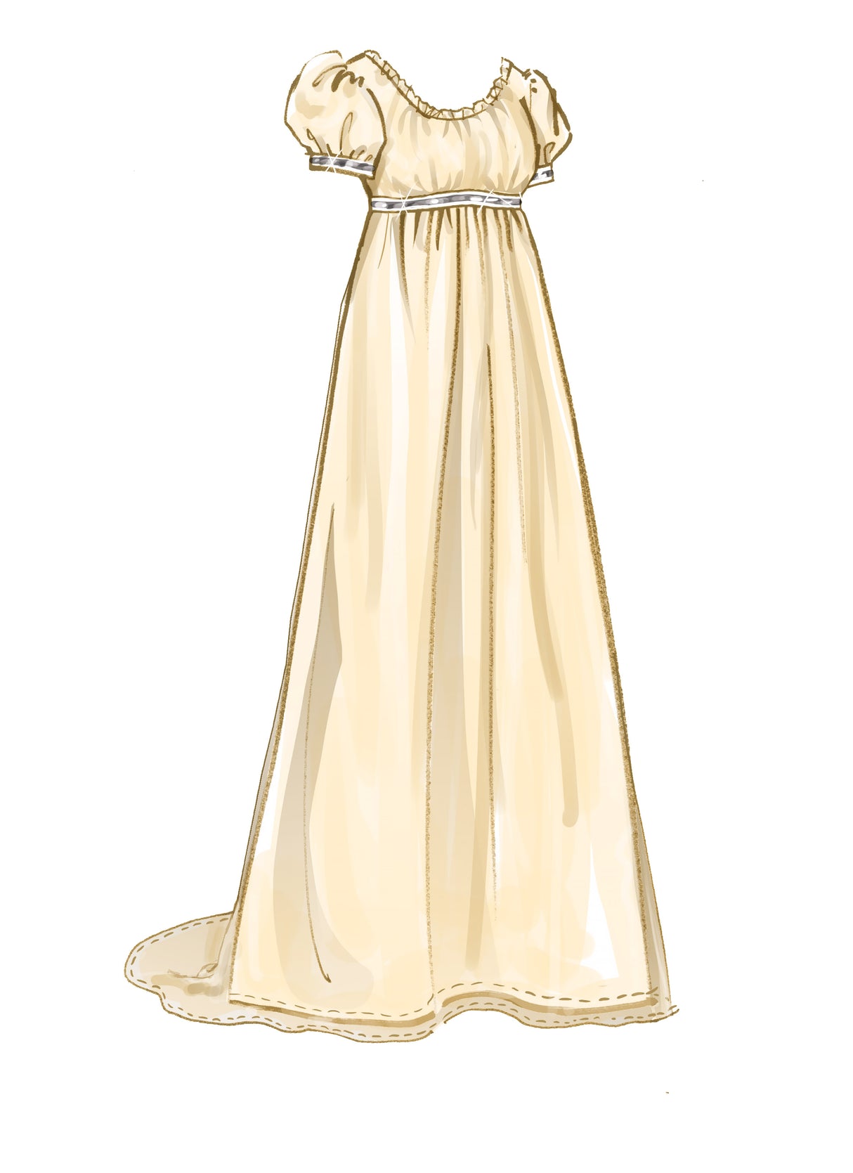 Patron McCall's n°8132 - Robe Régence avec veste Spencer