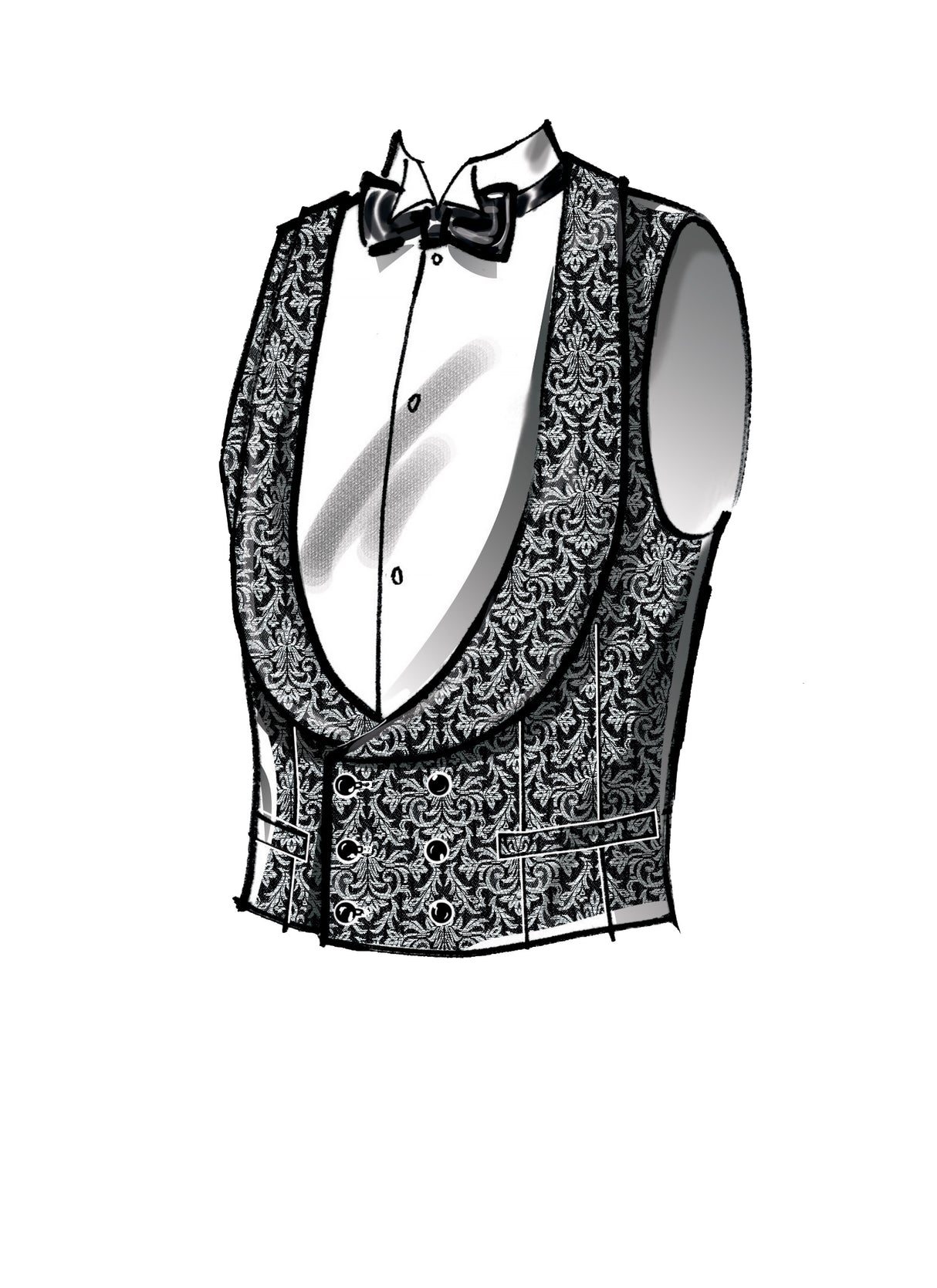 Patron McCall's n°8133 - Gilet homme élégant