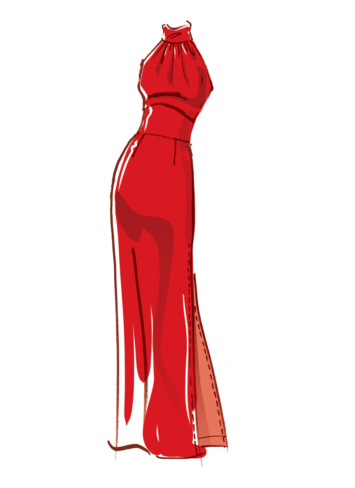 Patron McCall's n°8141 - Robe à col montant