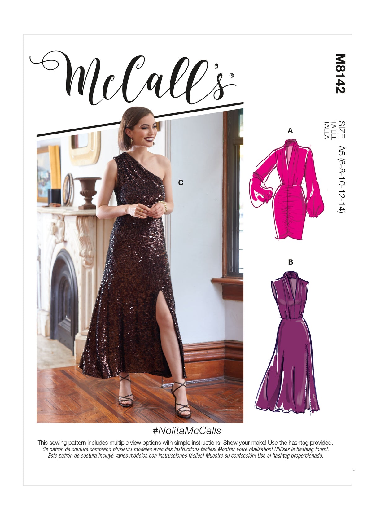 Patron McCall's n°8142 - Robe en maille polyvalente