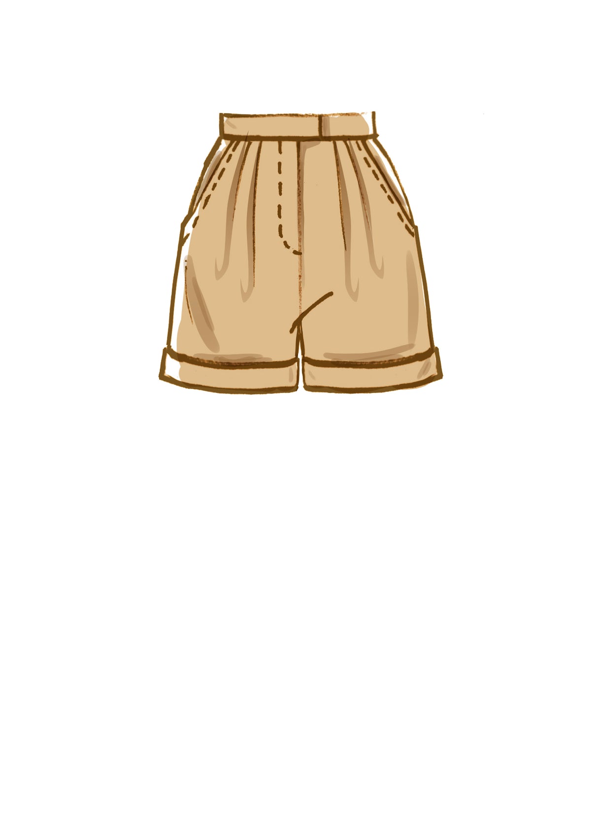 Patron McCall's n°8148 - Pantalon et short plissés pour femme