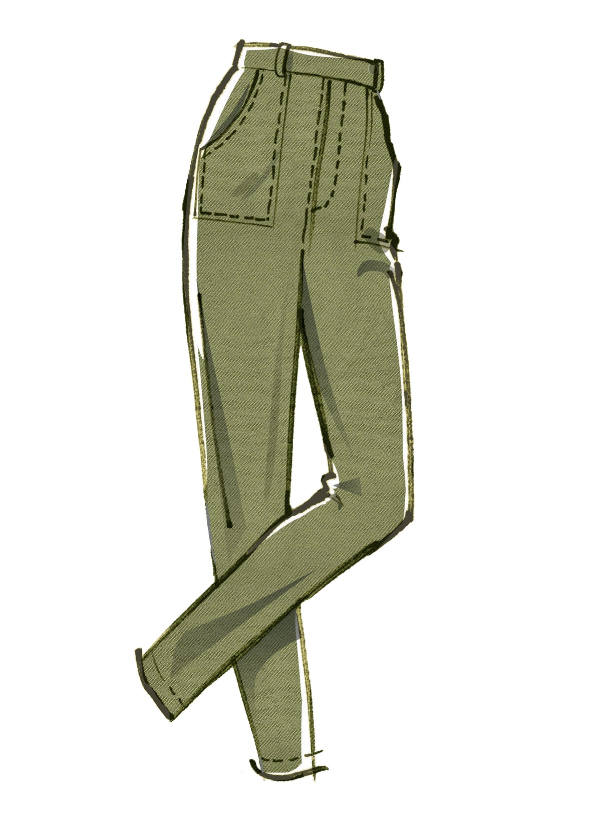 Patron McCall's n°8162 - Jeans et salopettes ajustés avec variations
