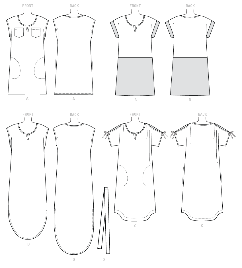 Patron McCall's n°8164 - Robe portefeuille décontractée
