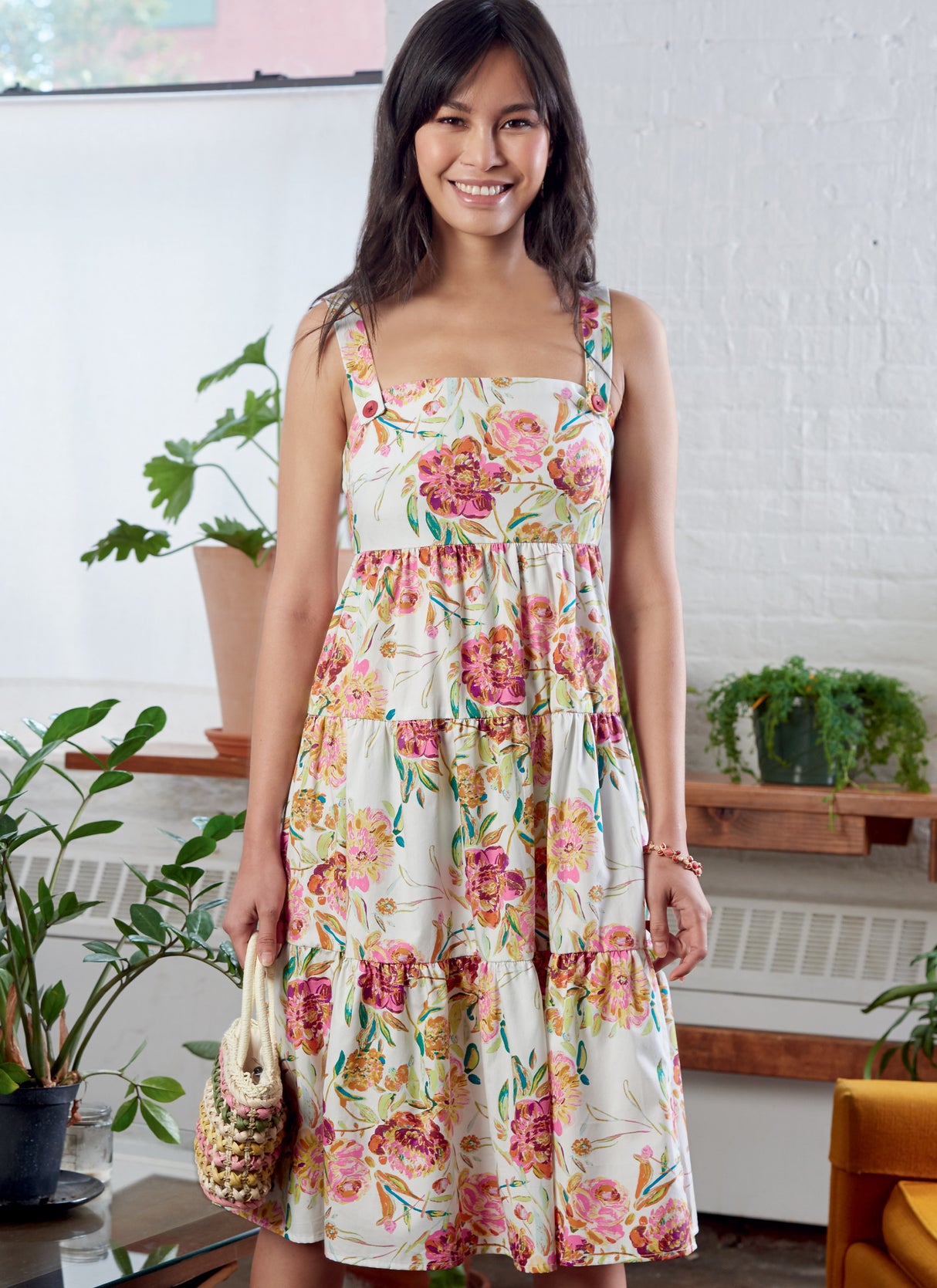 Patron McCall's n°8193 - Robe tablier à volants