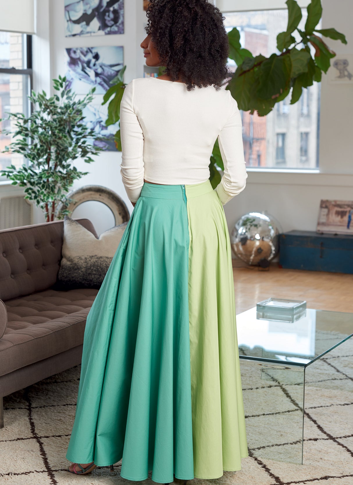 Patron McCall's n°8205 - Jupe évasée avec variations