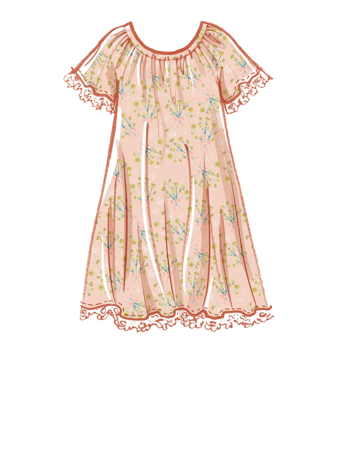 Patron McCall's n°8216 - Robes pour femmes et enfants