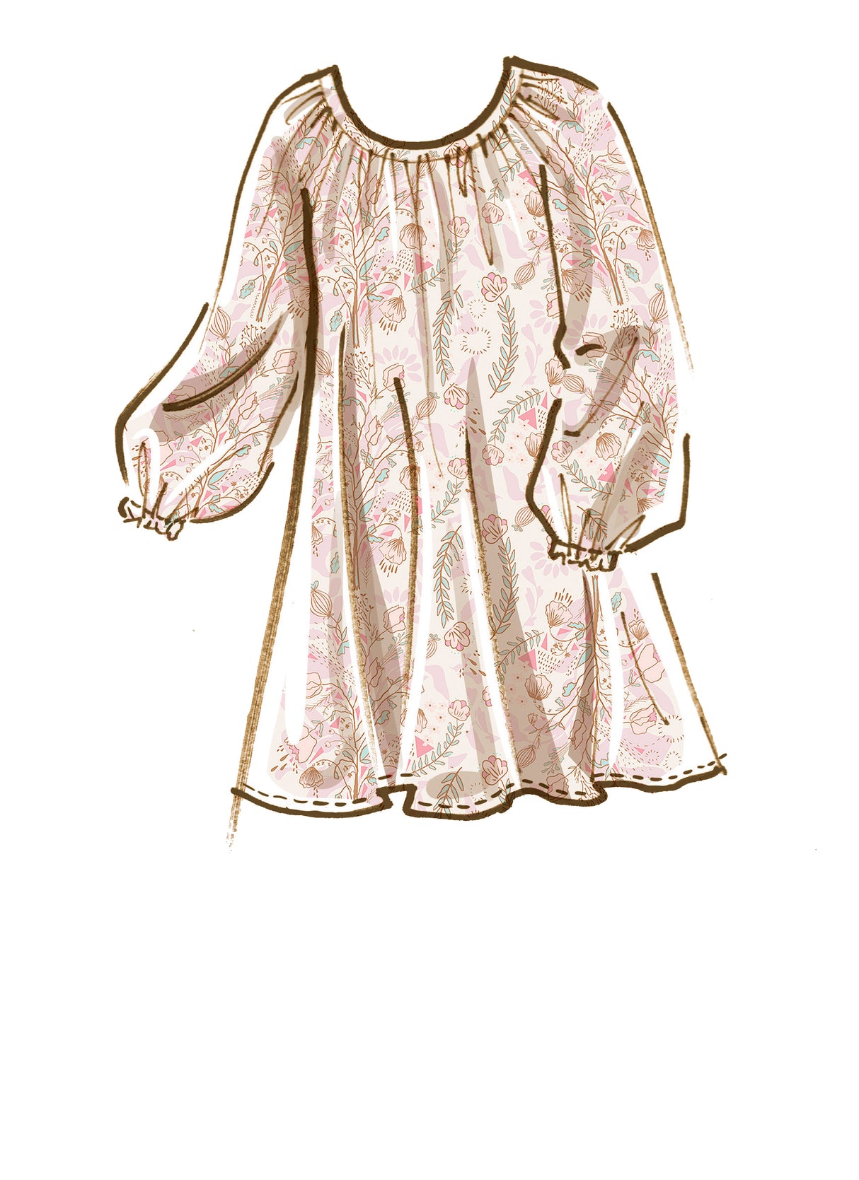 Patron McCall's n°8216 - Robes pour femmes et enfants