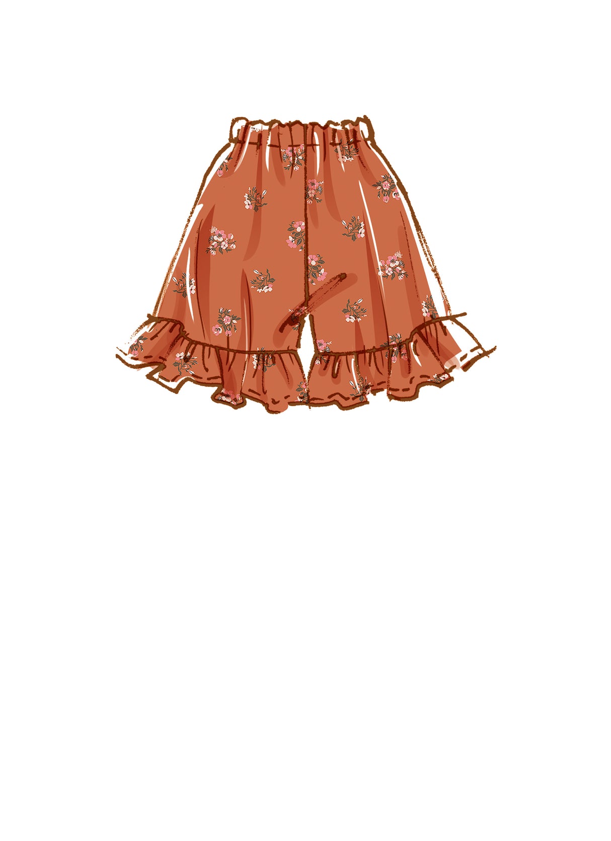Patron McCall's n°8221 - Shorts féminins faciles à coudre