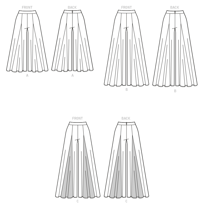 Patron McCall's n°8223 - Pantalon palazzo à jambes larges
