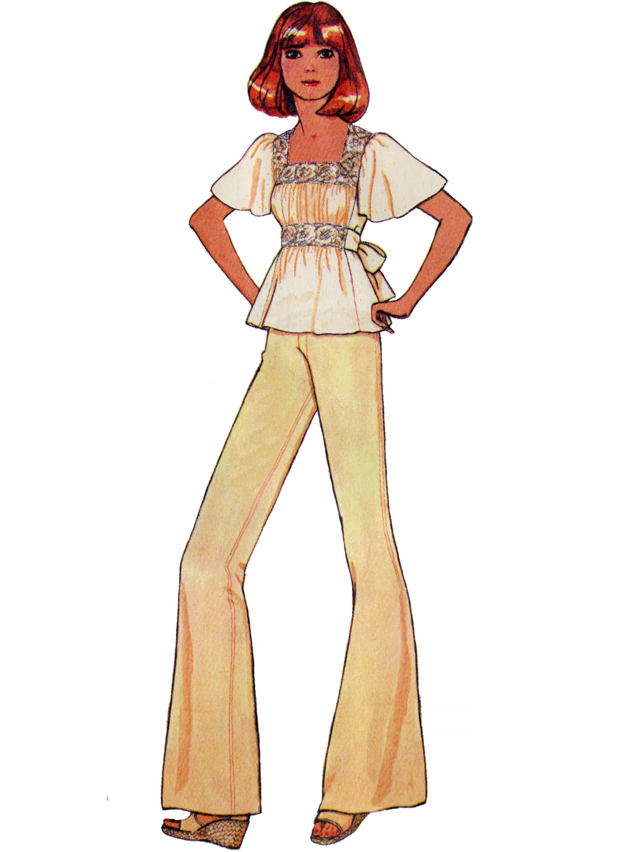 Patron McCall's n°8258 - Robes et haut vintage des années 1970