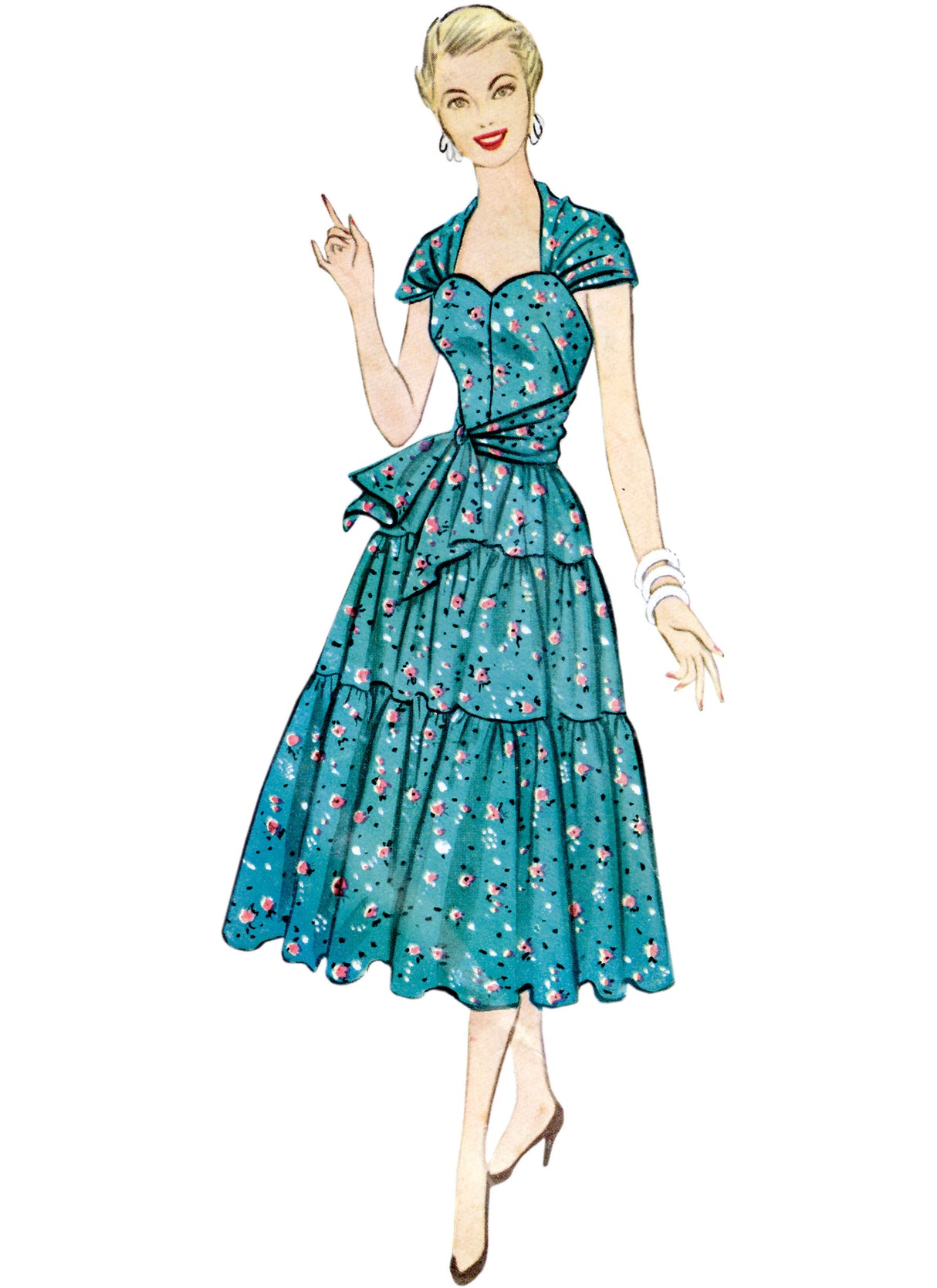 Patron McCall's n°8280 - Robe vintage des années 1950