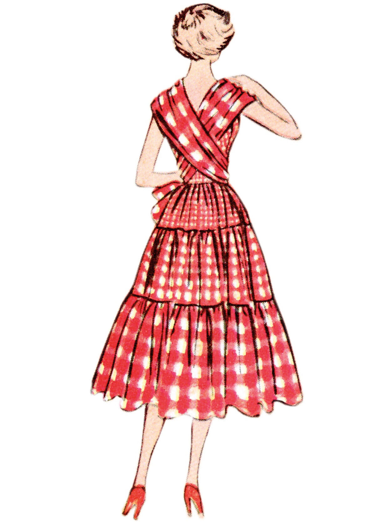 Patron McCall's n°8280 - Robe vintage des années 1950