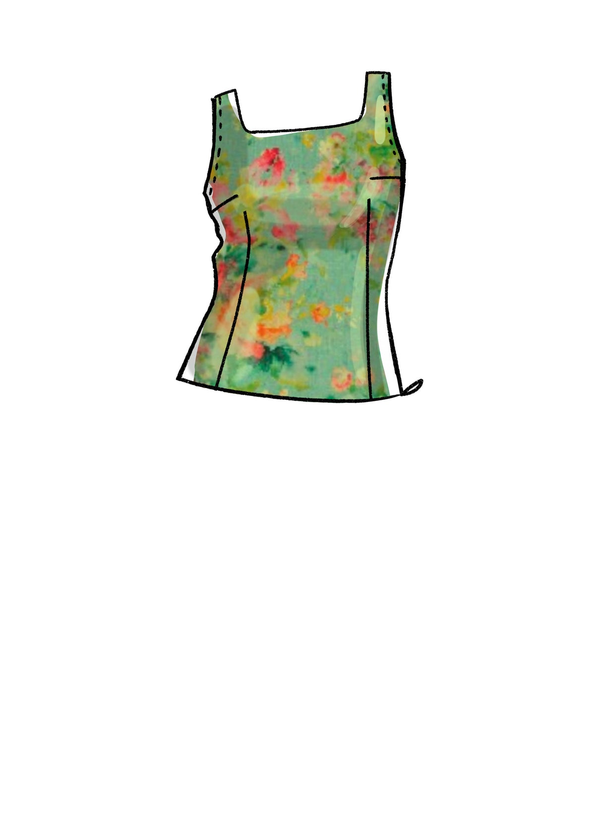 Patron McCall's n°8287 - Hauts polyvalents pour femmes