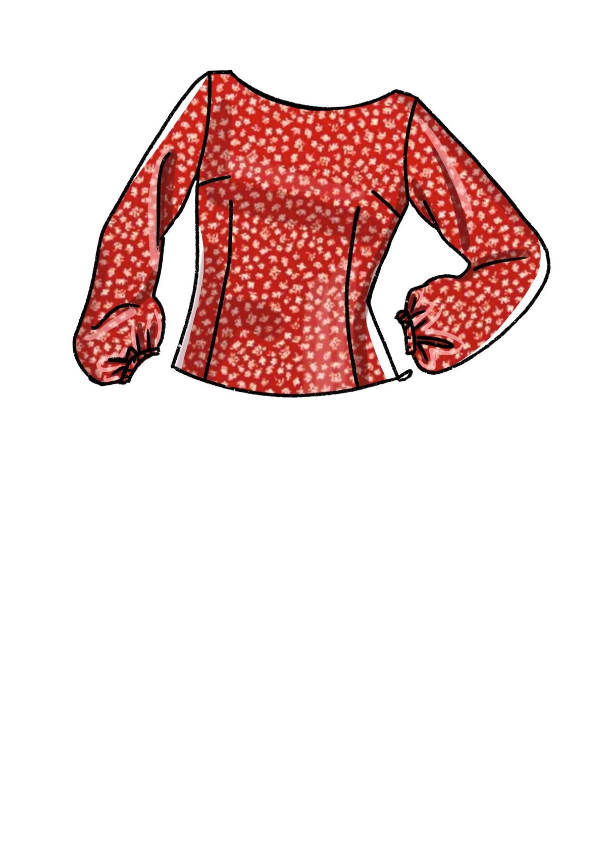Patron McCall's n°8287 - Hauts polyvalents pour femmes