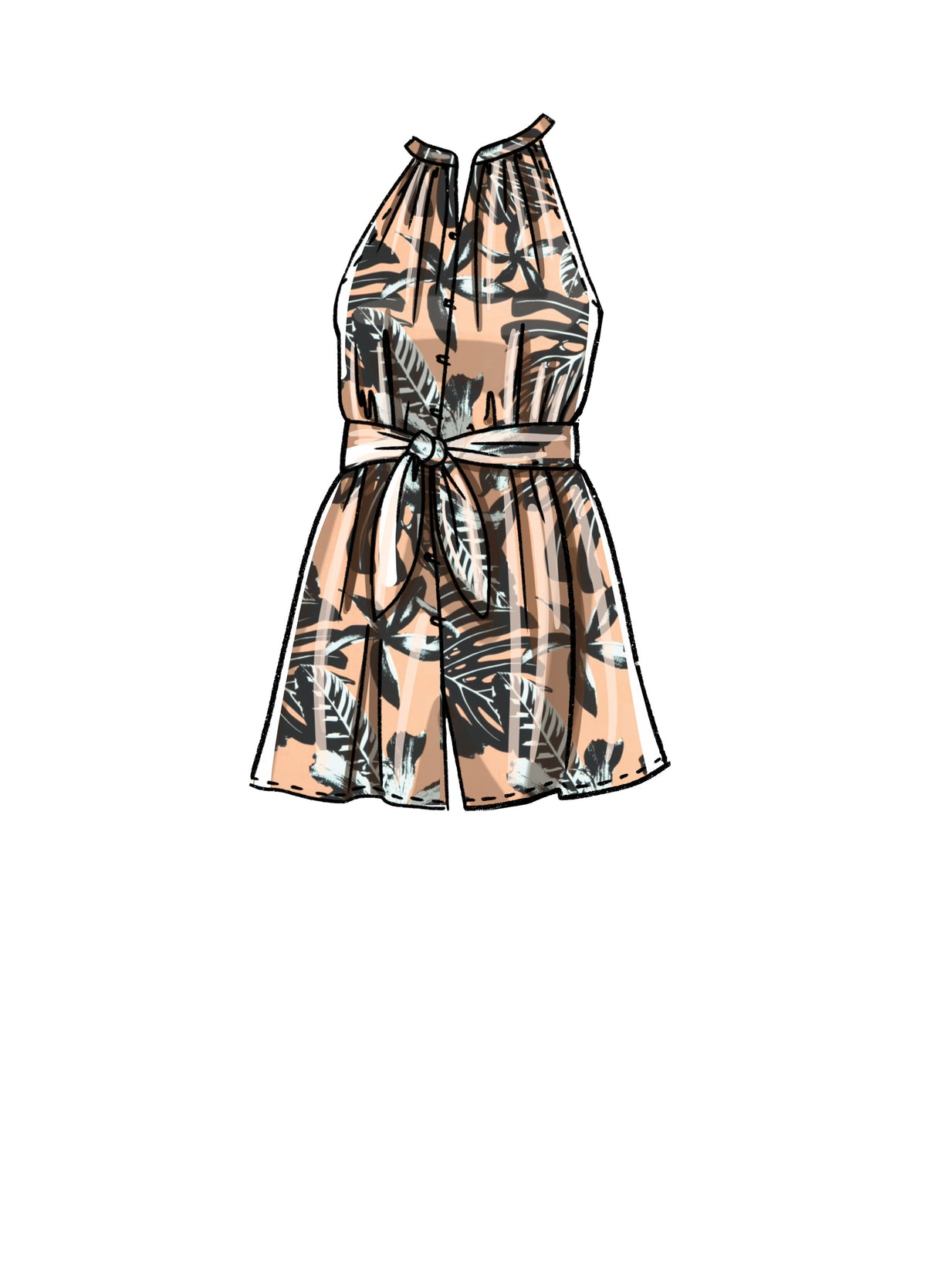 Patron McCall's n°8288 - Combinaison fluide pour femmes