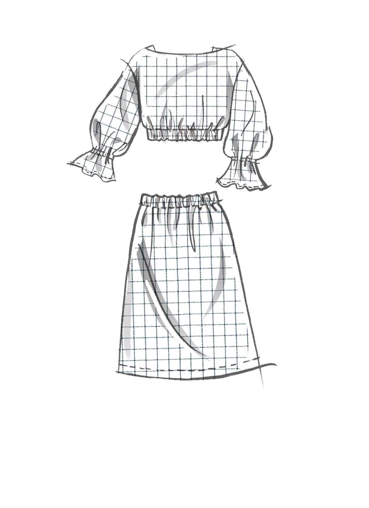 Patron McCall's n°8295 - Ensemble haut, jupe, short et pantalon pour femmes