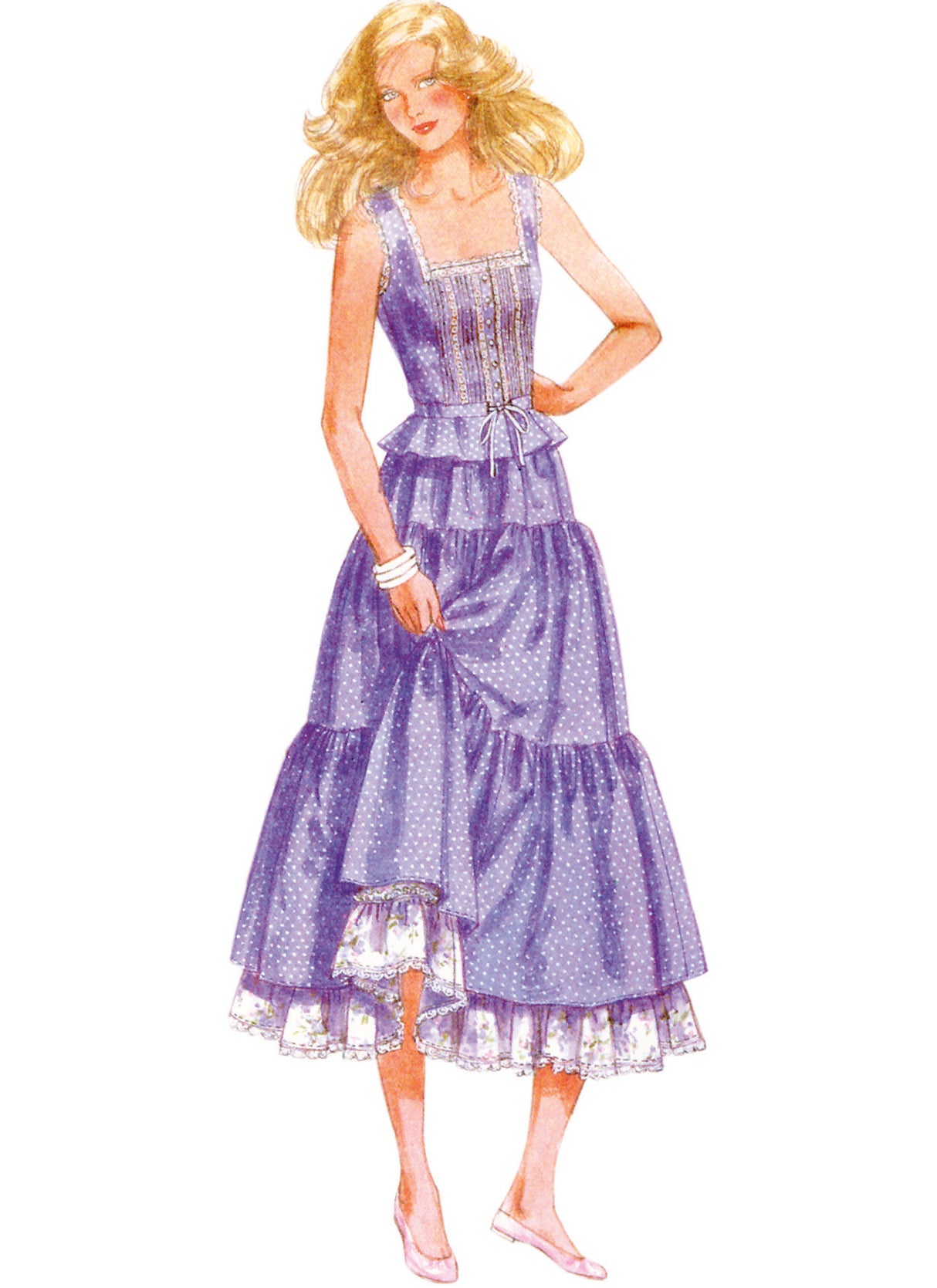 Patron McCall's n°8306 - Haut et jupes pour femmes