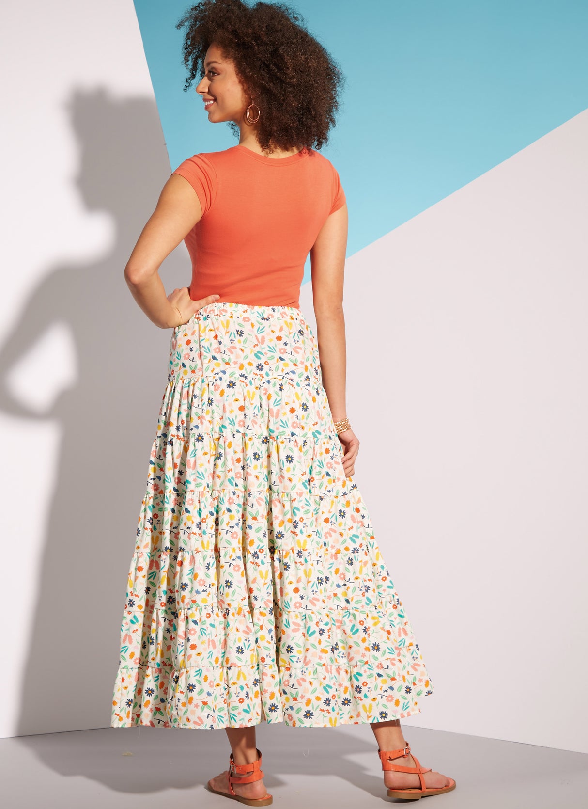 Patron McCall's n°8326 - Jupe bohème à volants pour femmes