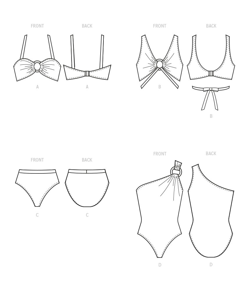 Patron McCall's n°8329 - Maillots de bain élégants et tendance