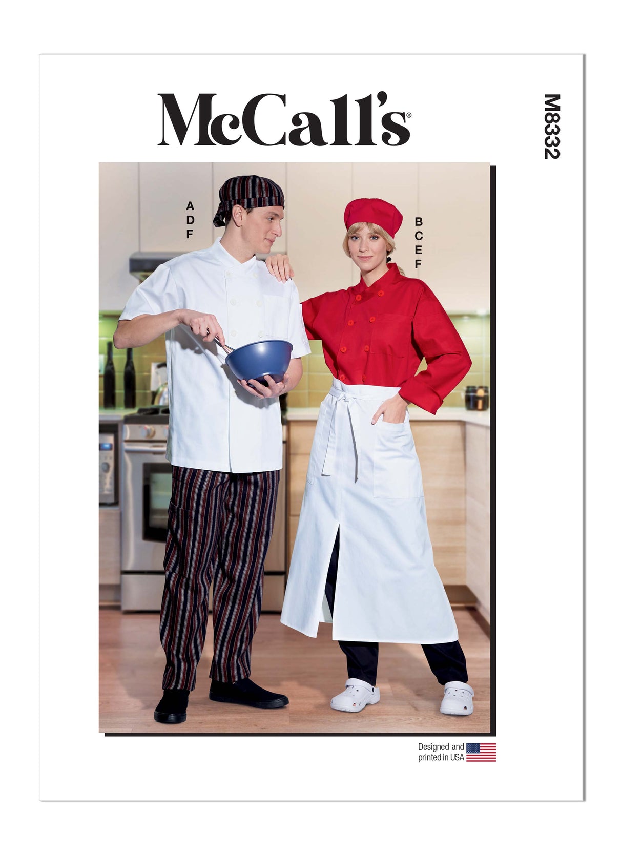 Patron McCall's n°8332 - Tenue de chef