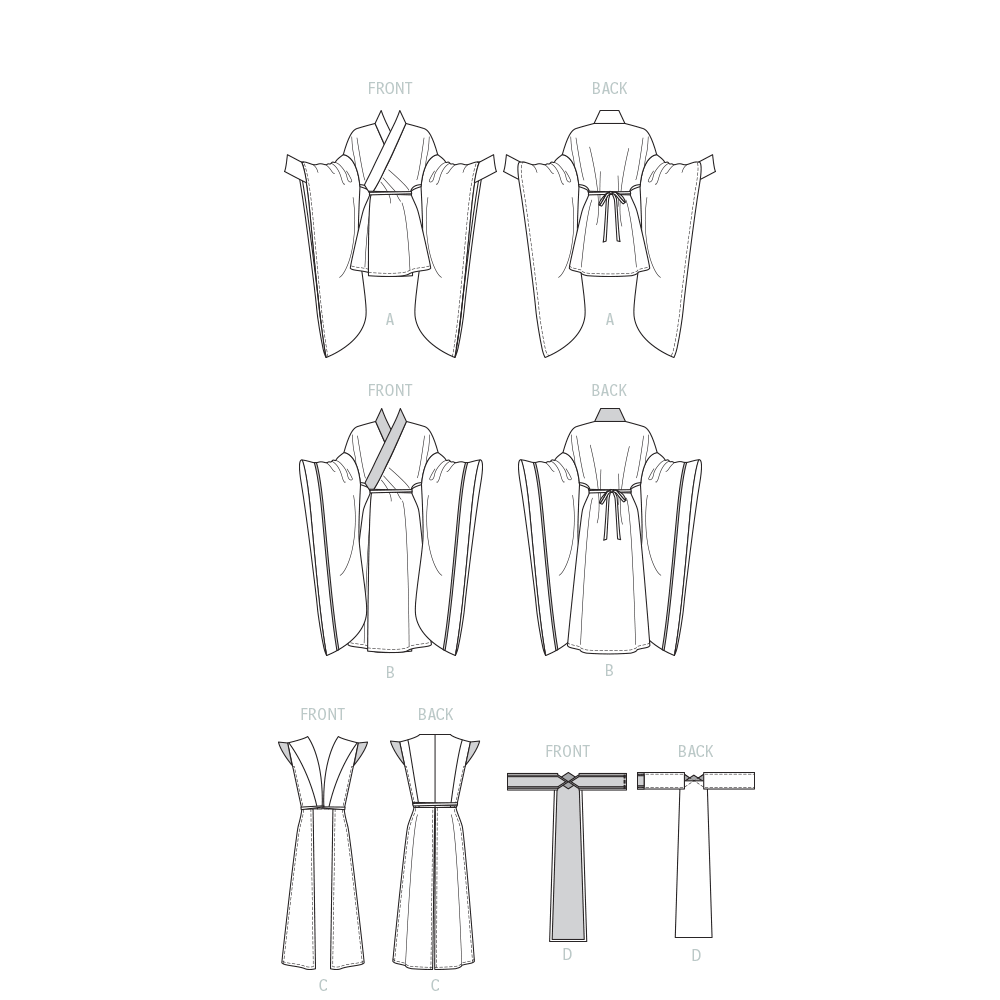 Patron McCall's n°8337 - Déguisement Hanfu