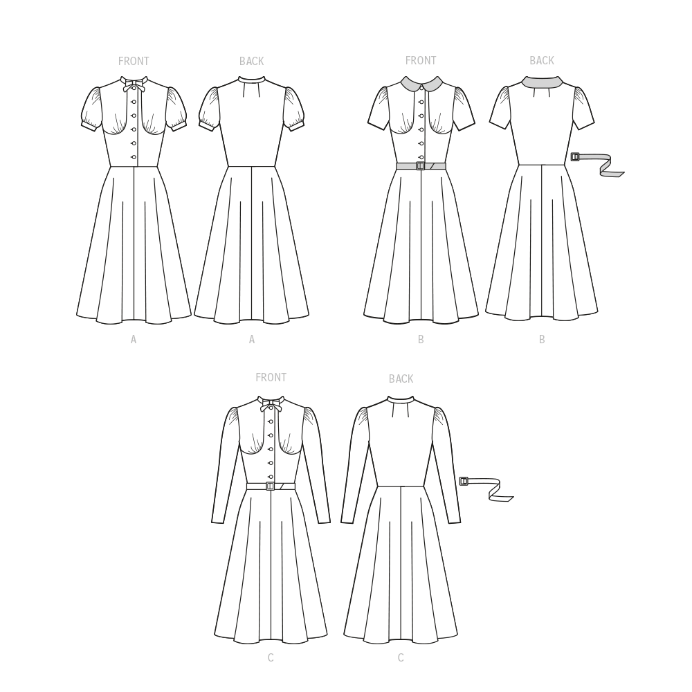 Patron McCall's n°8338 - Robe vintage