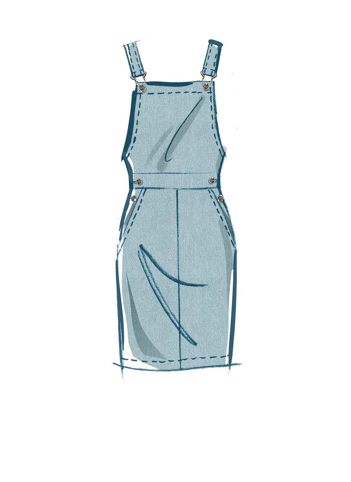 Patron McCall's n°8345 - Jupe-salopette