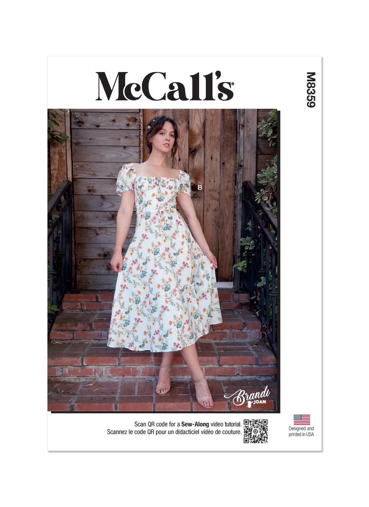 Patron McCall's n°8359 - Haut et robe élégants