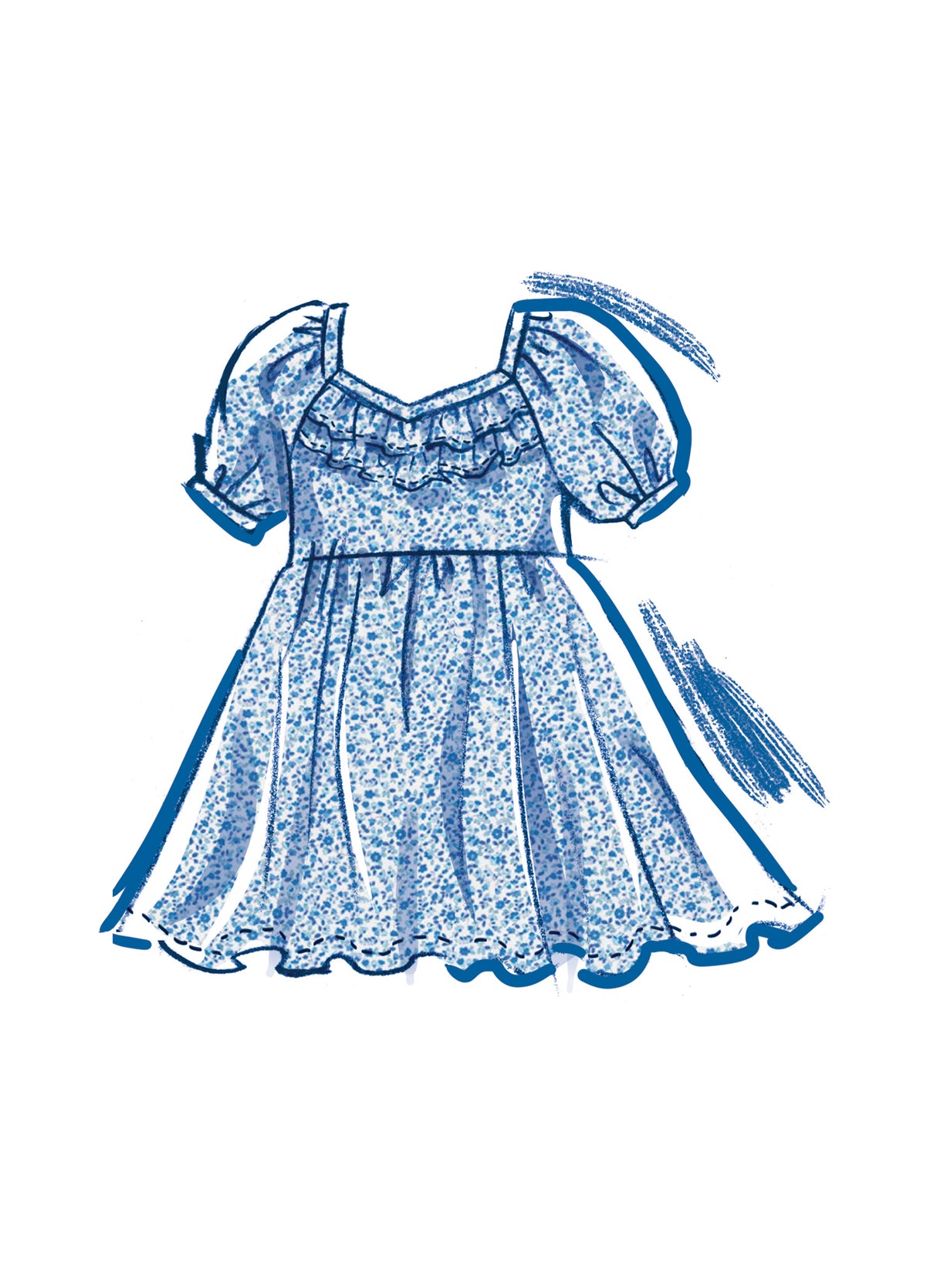 Patron McCall's n°8372 - Robe pour tout-petits