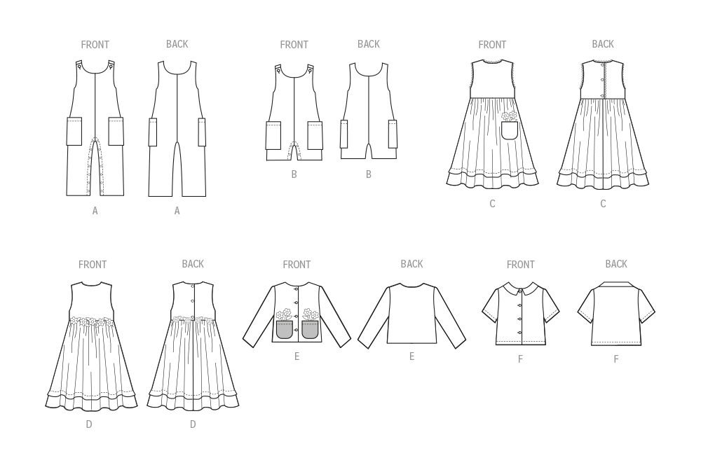 Patron McCall's n°8416 - Robe portefeuille avec variations