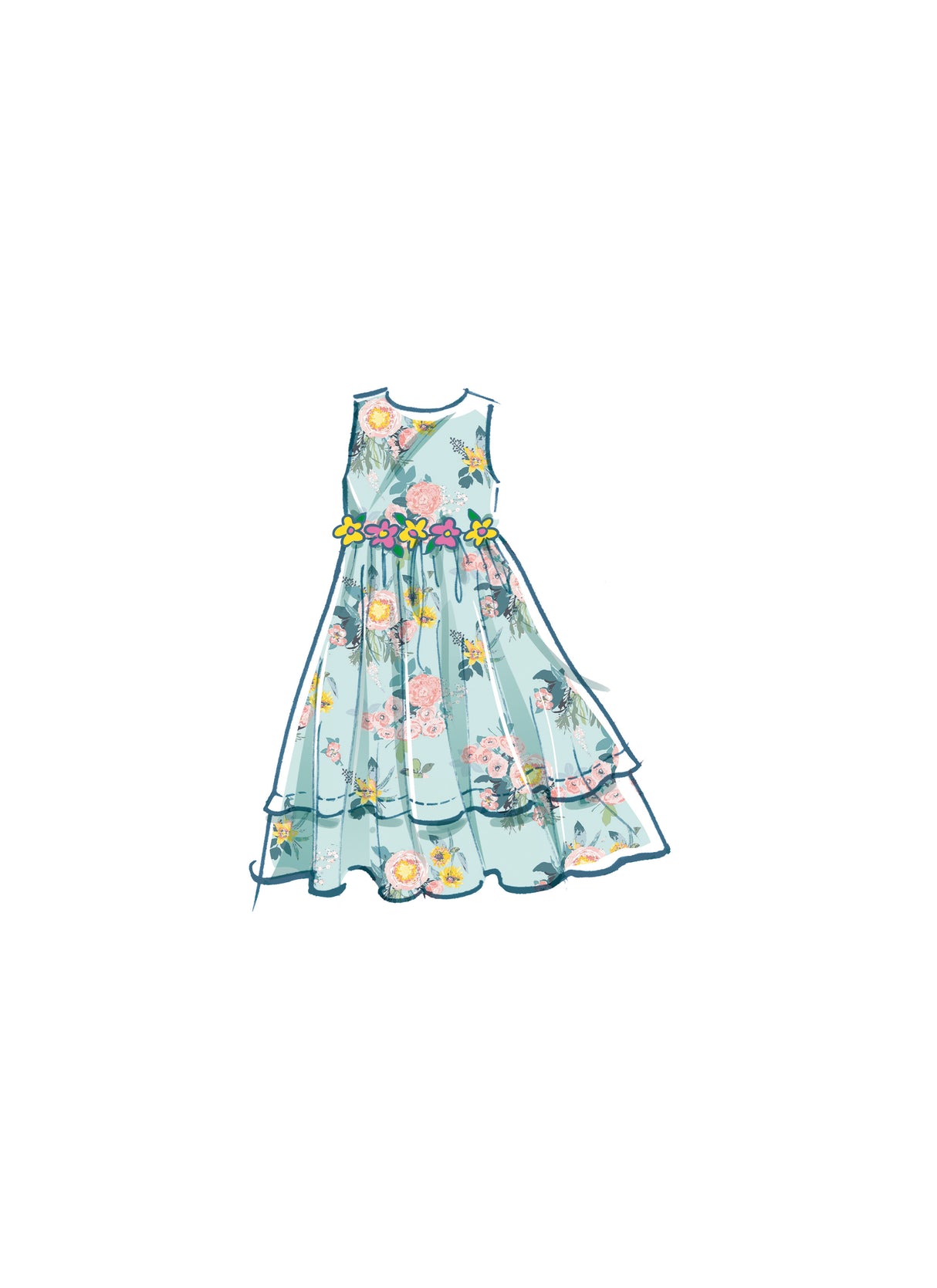 Patron McCall's n°8416 - Robe portefeuille avec variations