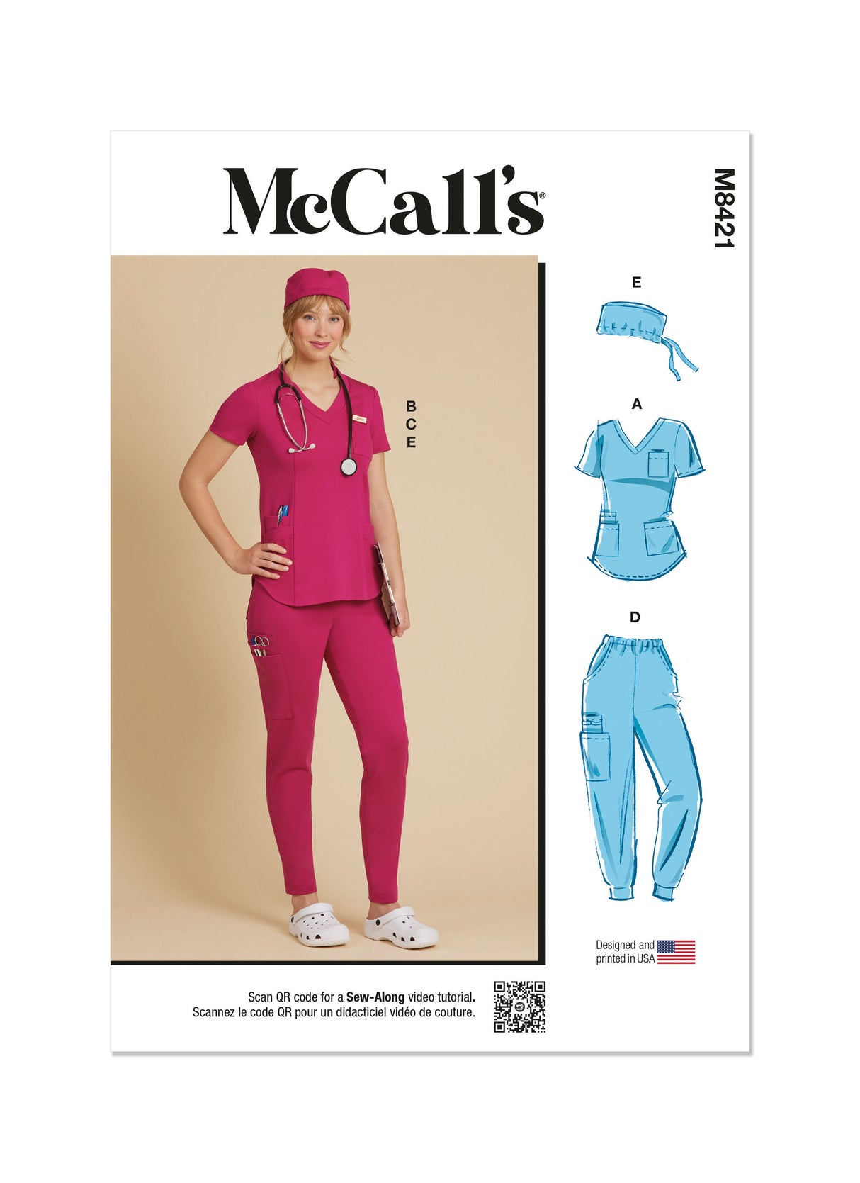 Patron McCall's n°8421 - Tenue médicale