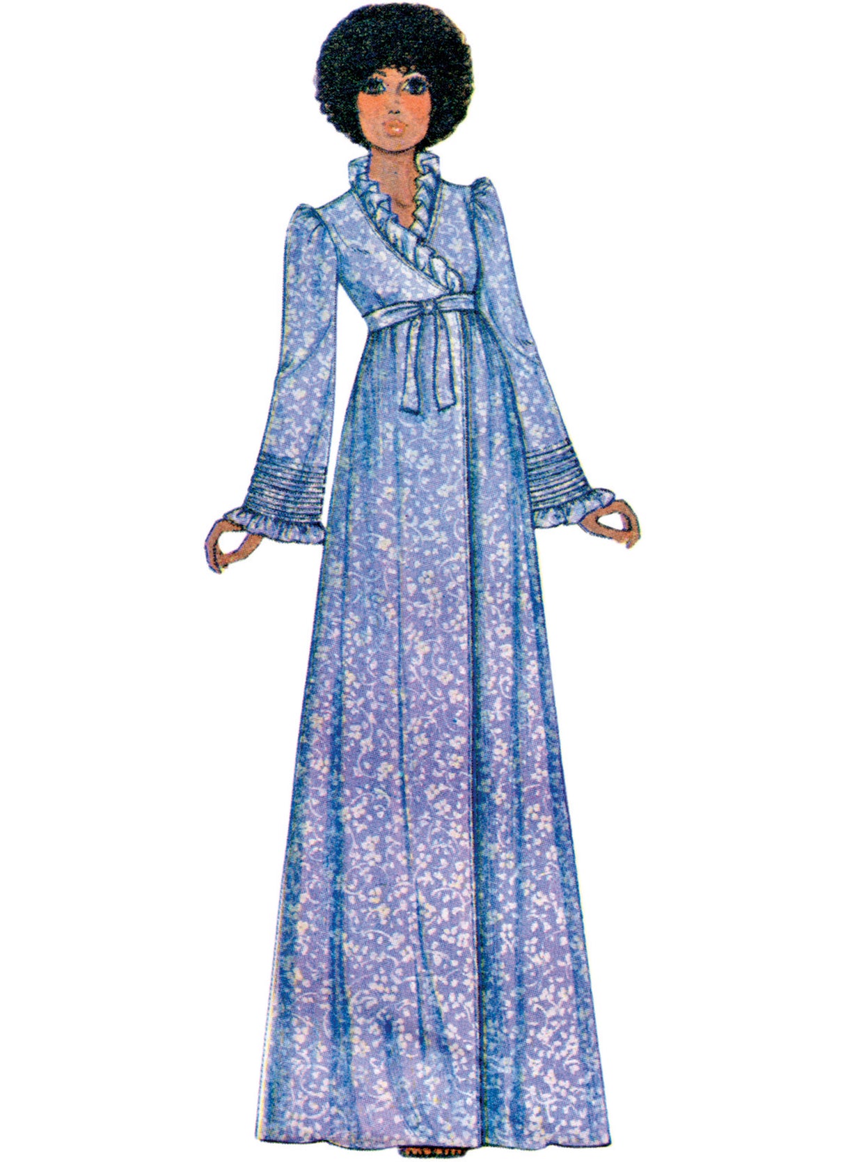 Patron McCall's n°8430 - Robe de chambre et chemise de nuit vintage