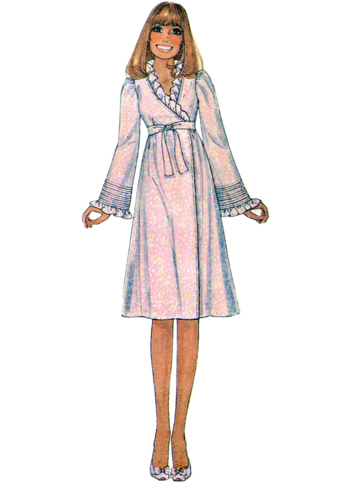Patron McCall's n°8430 - Robe de chambre et chemise de nuit vintage