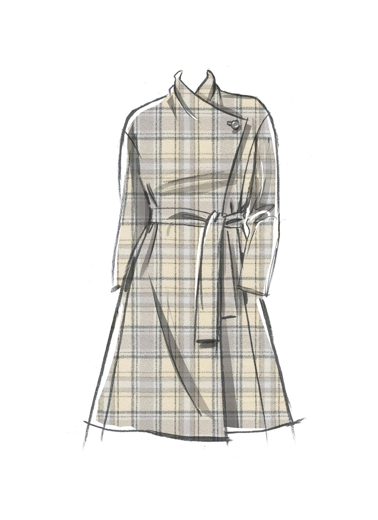 Patron McCall's n°8439 - Manteau et gilet pour femme