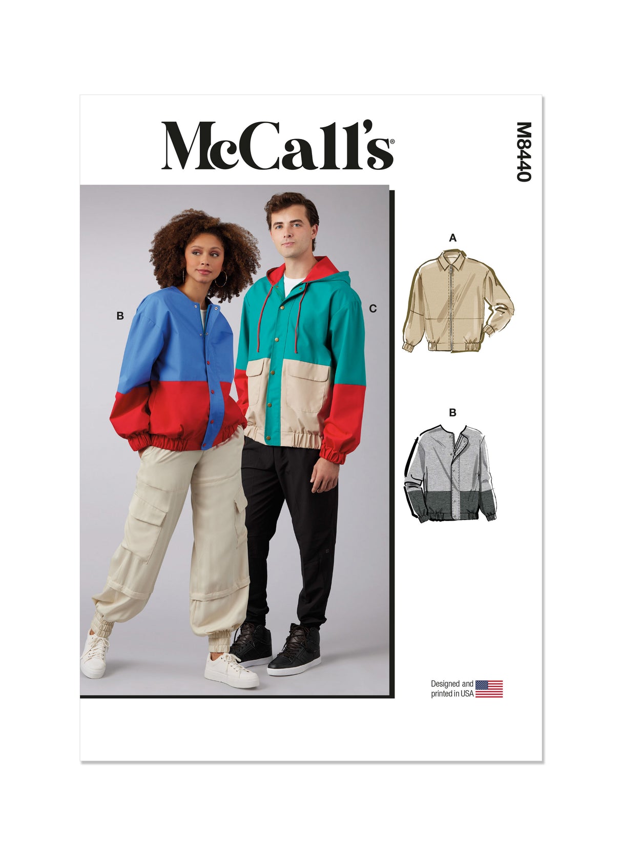 Patron McCall's n°8440 - Veste unisexe