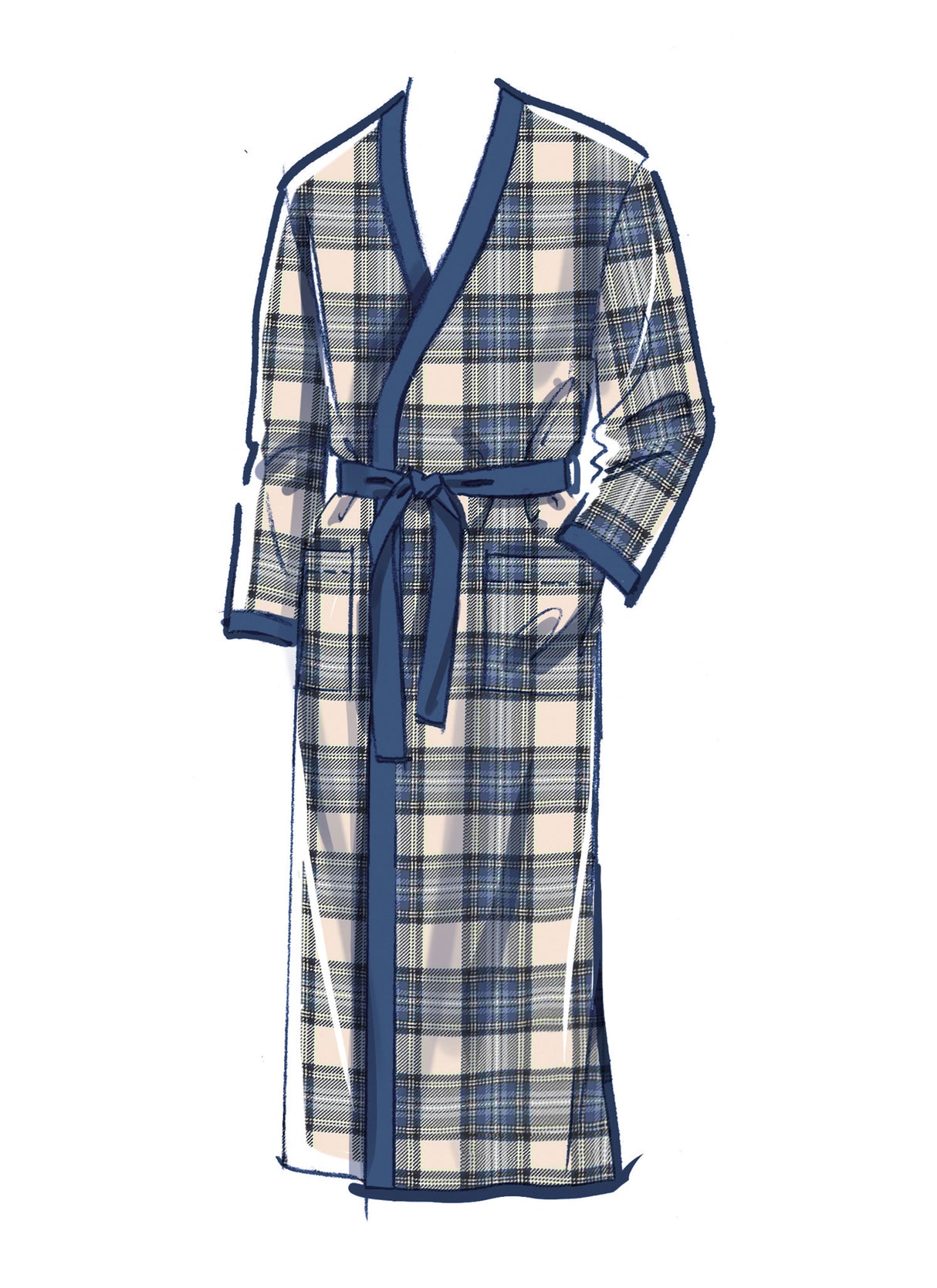 Patron McCall's n°8443 - Vêtements de nuit pour homme
