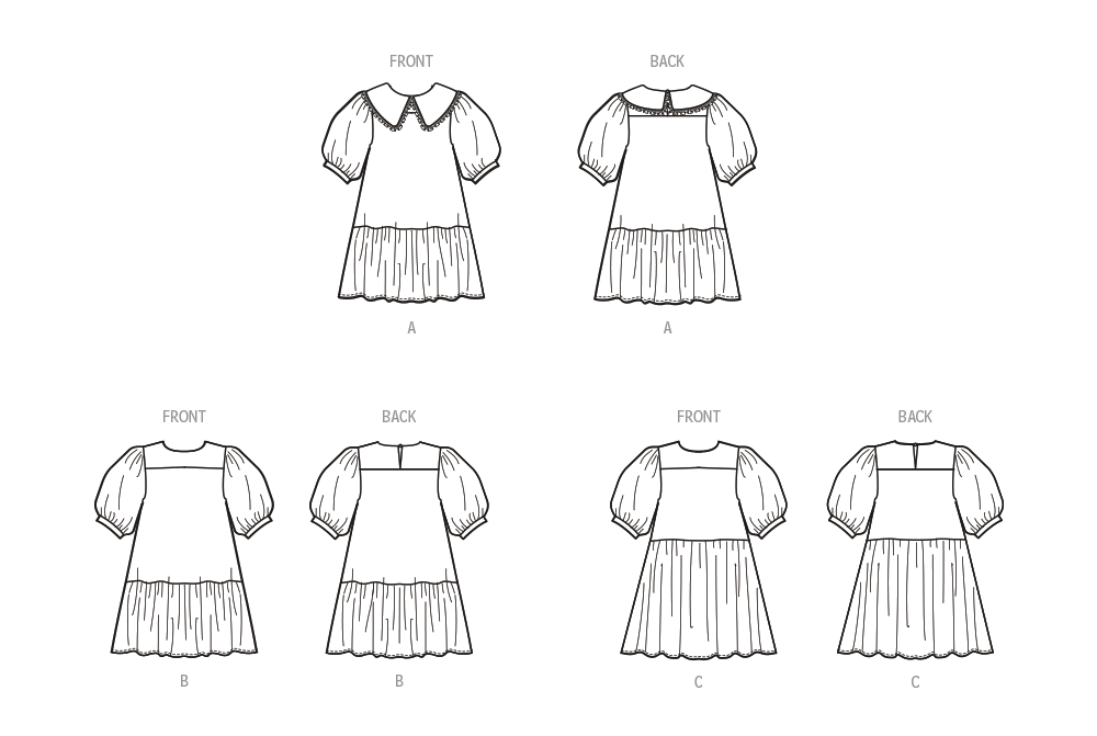 Patron McCall's n°8444 - Robe pour enfants