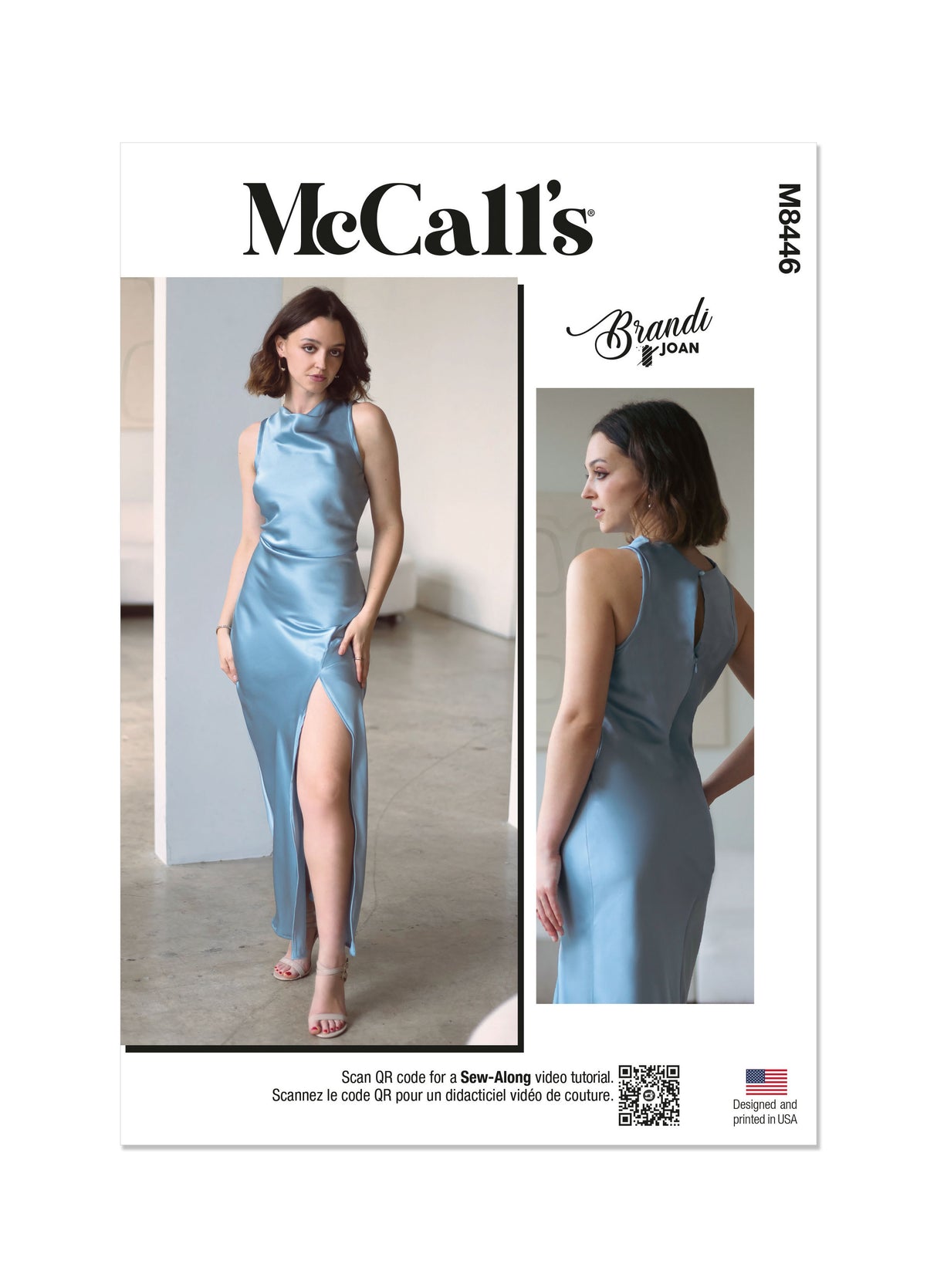 Patron McCall's n°8446 - Robe élégante pour femme