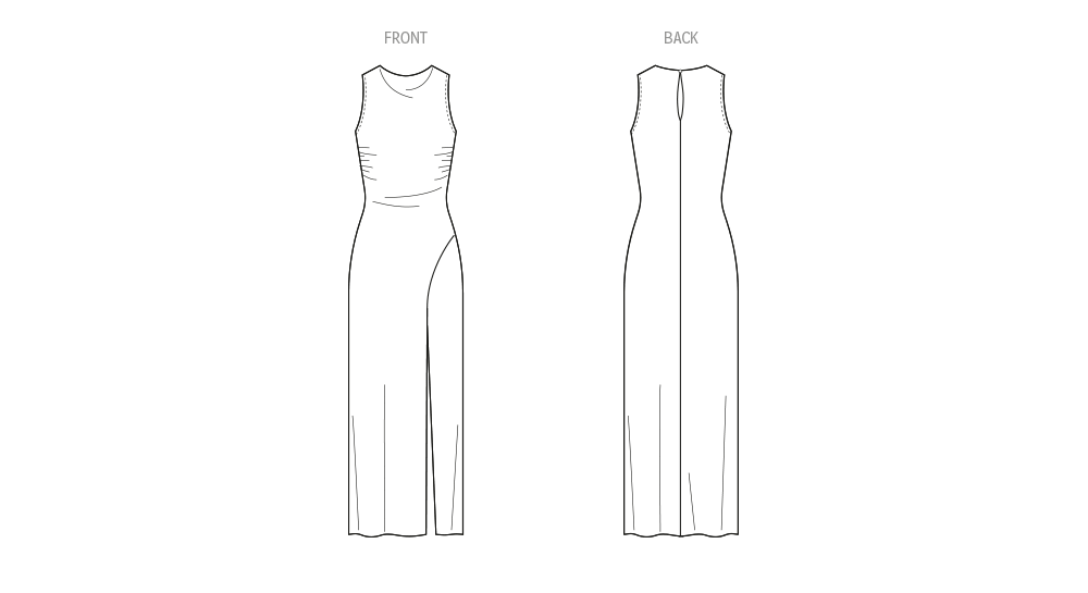 Patron McCall's n°8446 - Robe élégante pour femme