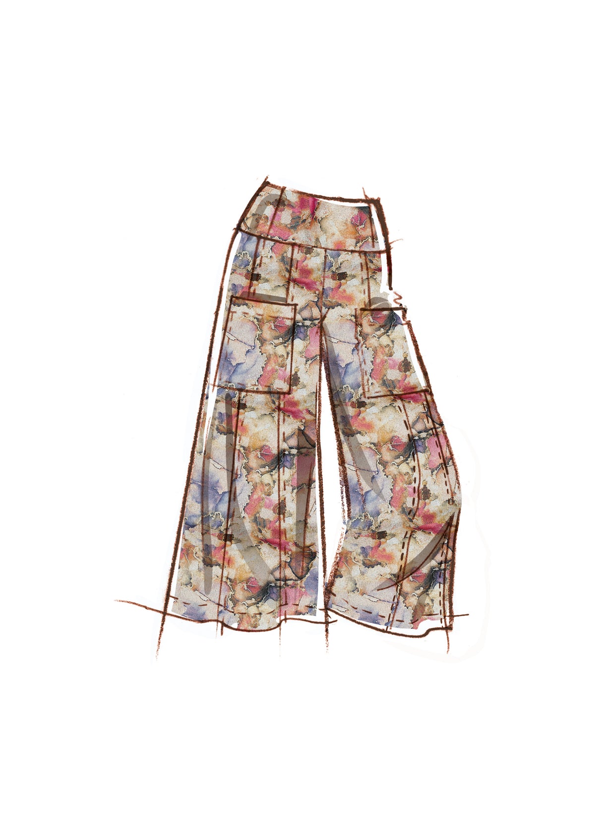 Patron McCall's n°8456 - Haut en tricot, short et pantalon