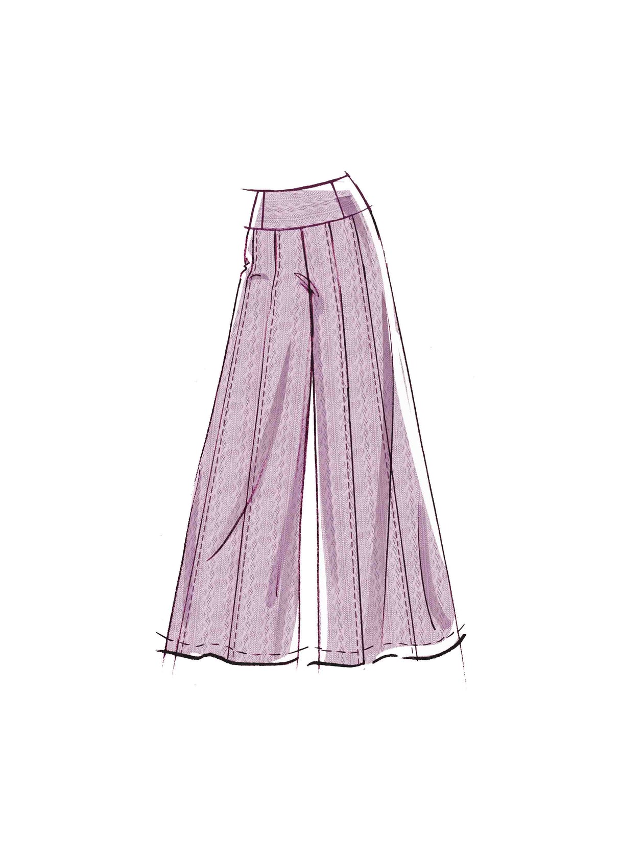 Patron McCall's n°8456 - Haut en tricot, short et pantalon