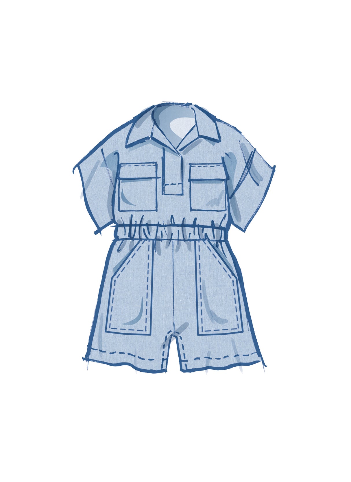 Patron McCall's n°8461 - Haut, barboteuse et pantalon pour enfants