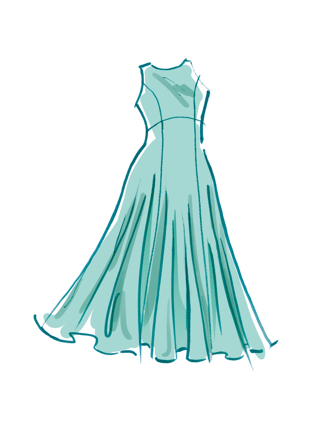 Patron McCall's n°8475 - Robe de soirée élégante