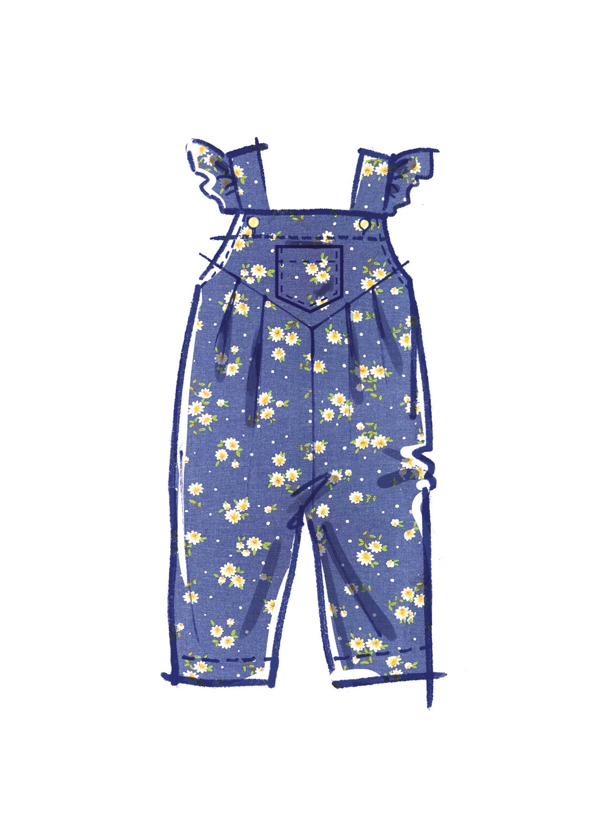 Patron McCall's n°8487 - Ensemble pour bébés : gilet, veste et salopette
