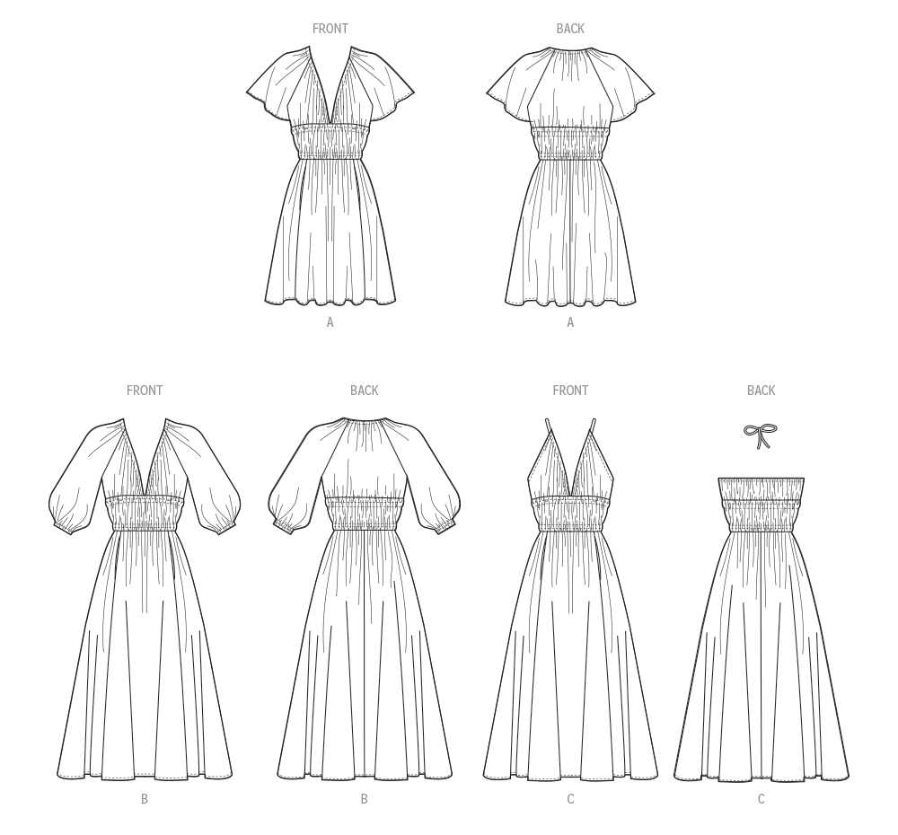 Patron McCall's n°8507 - Robes féminines élégantes
