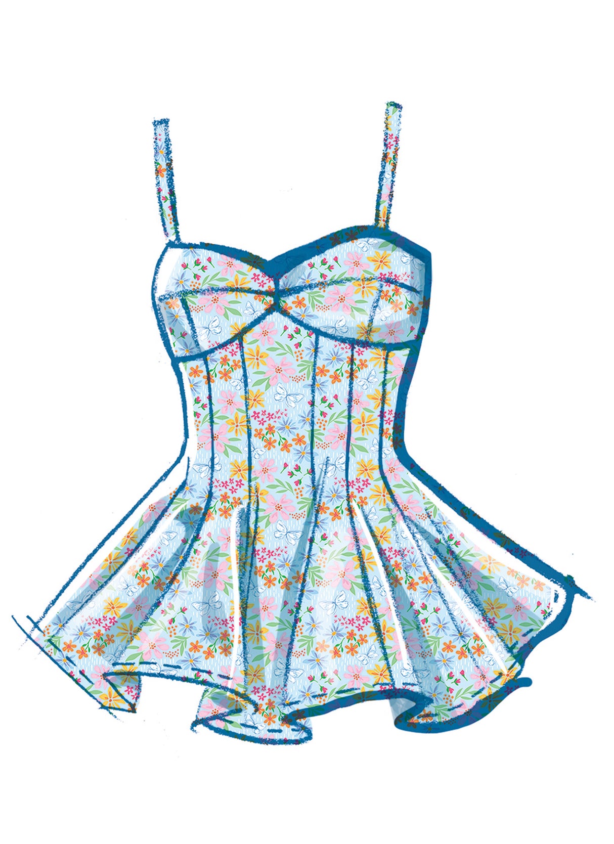 Patron McCall's n°8509 - Hauts féminins avec basque évasée