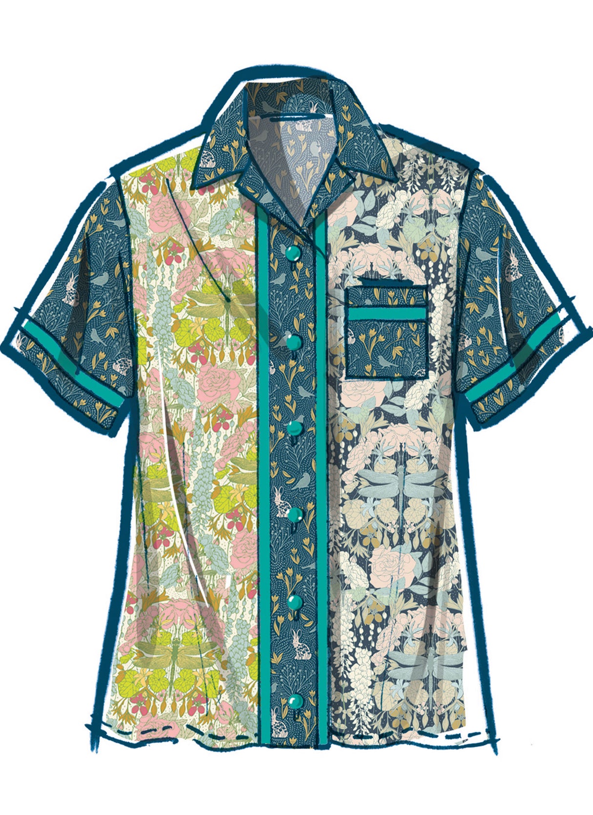 Patron McCall's n°8515 - Robe chemisier, haut et pantalon