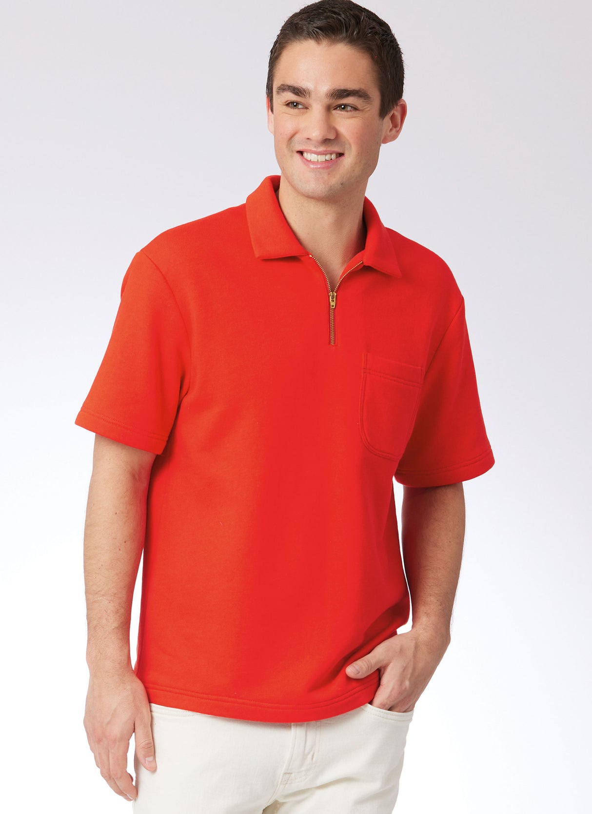 Patron McCall's n°8518 - Polos ajustés pour hommes